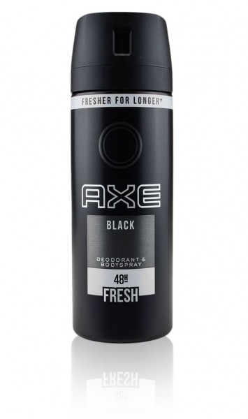 44650_1_150ml_Axe_Black_Aromatisch_Würzig_Bodyspray_Deodorant_0%_Aluminium