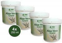 4x 250ml Aloe Vera Creme Feuchtigkeitscreme Pflegecreme empfindliche Haut Pullach Hof