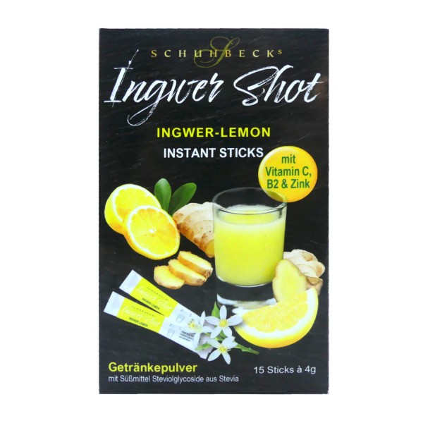 45490_15x_Sticks_Schuhbeck_Ingwer_Shot_Ingwer_Lemon_Getränkepulver_Vitamin_C_B2_&_Zink