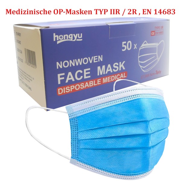 46298_1000x_Mundschutz_Typ_IIR_/_2R_OP-Maske_Mund_Nasen_Einweg_Maske_DIN_EN14683