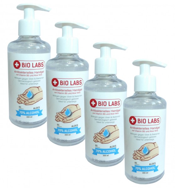 44835_2x_300ml_Händdesinfektion_Desinfektion_Mittel_Bakterien_Viren_Hygiene_Gel_Desinfizieren