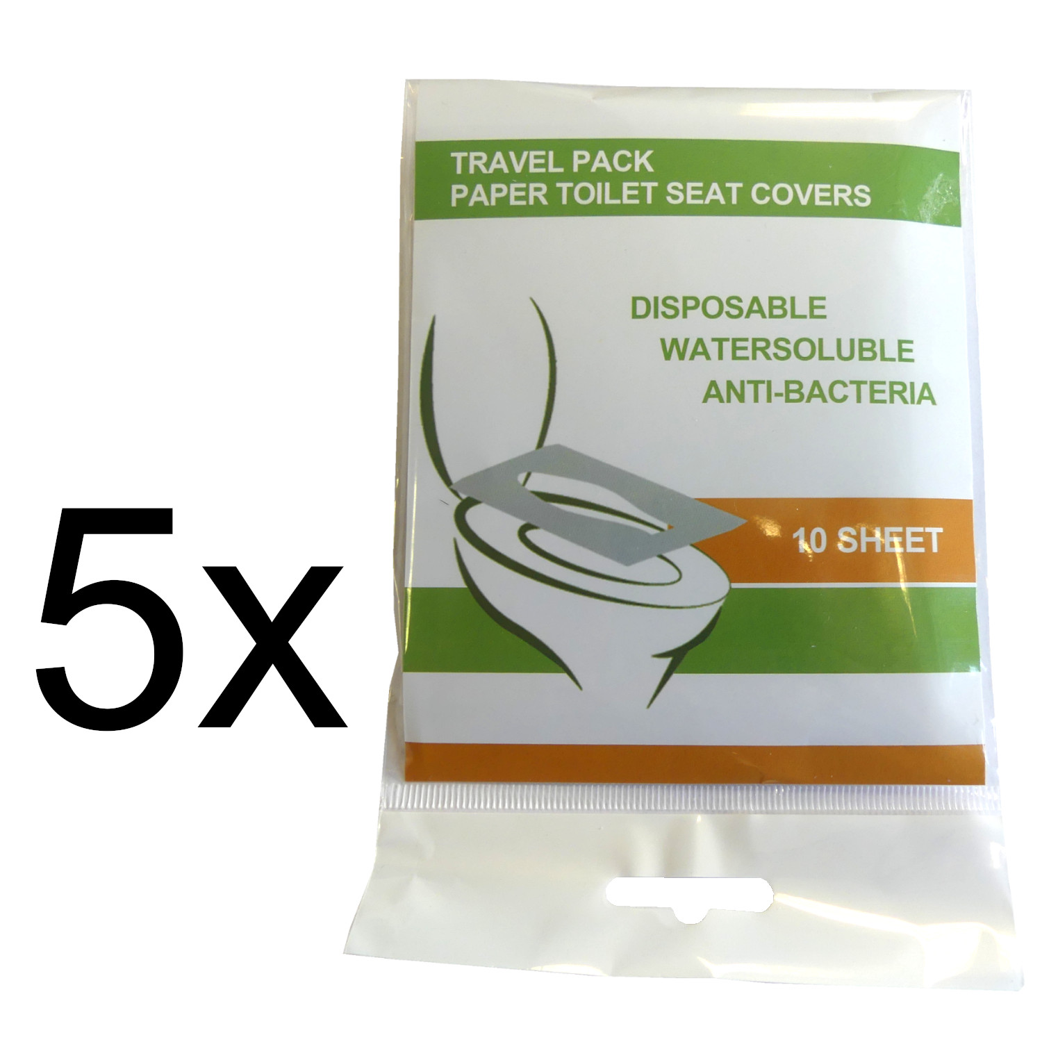 Einweg Toilettensitz Auflage 24 stück Abdeckung WC Cover Papier Hygieneauflagen 